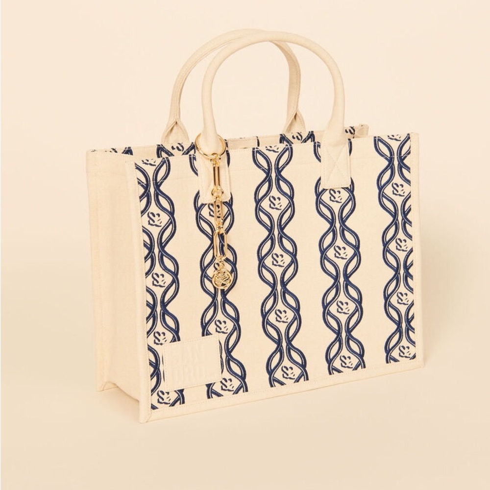 SANDRO monogram-printtote bag NWT - Picture 3 of 8